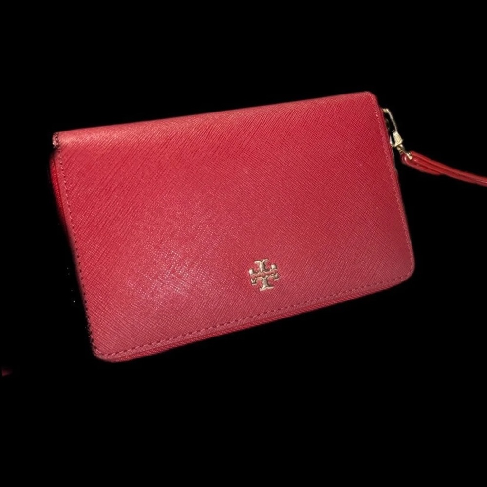 NEW Tory Burch Tote & like new matching Wallet - Picture 4 of 5